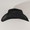 Men's And Women's Cowboy Hat British Retro New Summer Hollow Cow Head Belt Hat Sunscreen Sunscreen Woven Straw Hat