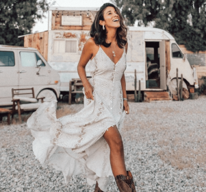 Snakeskin print boho dress (Option: Photo color-L)