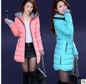 11 Colors Winter Women Fashion Ultra Light Down Jacket Duck Down Hooded Jackets Warm Slim Coat Female Solid Outwear Clothing (Color: Red, size: L)