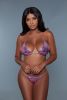 Classic Pink Purple Nova Design Beach Bikini 2 Pcs Set