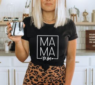Mama To Be T-shirt, Retro Mama Shirt, Mommy Shirt, Mom Summer Gift, Maternity Top, Mother's Day Shirt, Pregnancy Announcement Tee (size: XS)