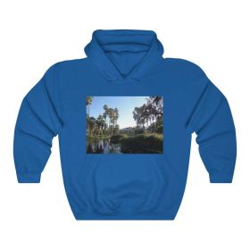 Echo Lake Hooded Sweatshirt (Color: Royal, size: M)
