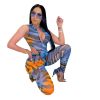 Casual See Through Mesh Romper and Pant