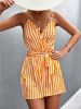 Sleeveless Summer Jumpsuit Women Casual Stripe