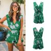 Best Selling Summer New Women's Printed Shorts Jumpsuit