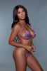 Classic Pink Purple Nova Design Beach Bikini 2 Pcs Set