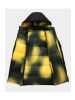 Quilted Jacket Mid-length Men Thick Coat Reversible Clothe Removable Hood Casual Cozy Fashion Trendy Street Spring Autumn Winter