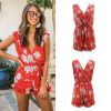 Best Selling Summer New Women's Printed Shorts Jumpsuit