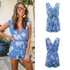 Best Selling Summer New Women's Printed Shorts Jumpsuit