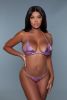 Classic Pink Purple Nova Design Beach Bikini 2 Pcs Set